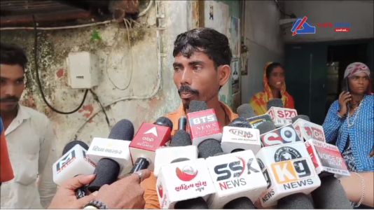 A worker died while collecting rain water on the construction side in Surat Vesu area